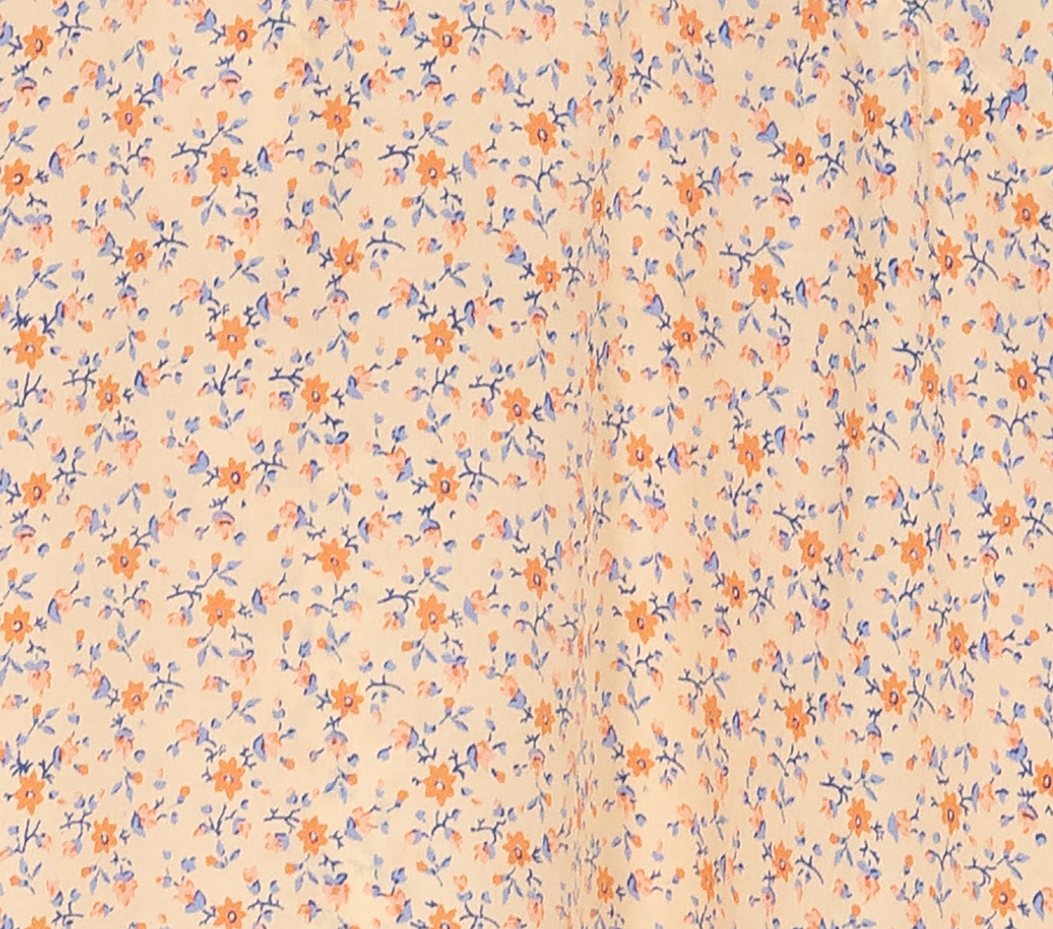 HMD -- HENRI TOP -- PEACH MARTHA'S GARDEN PRINT