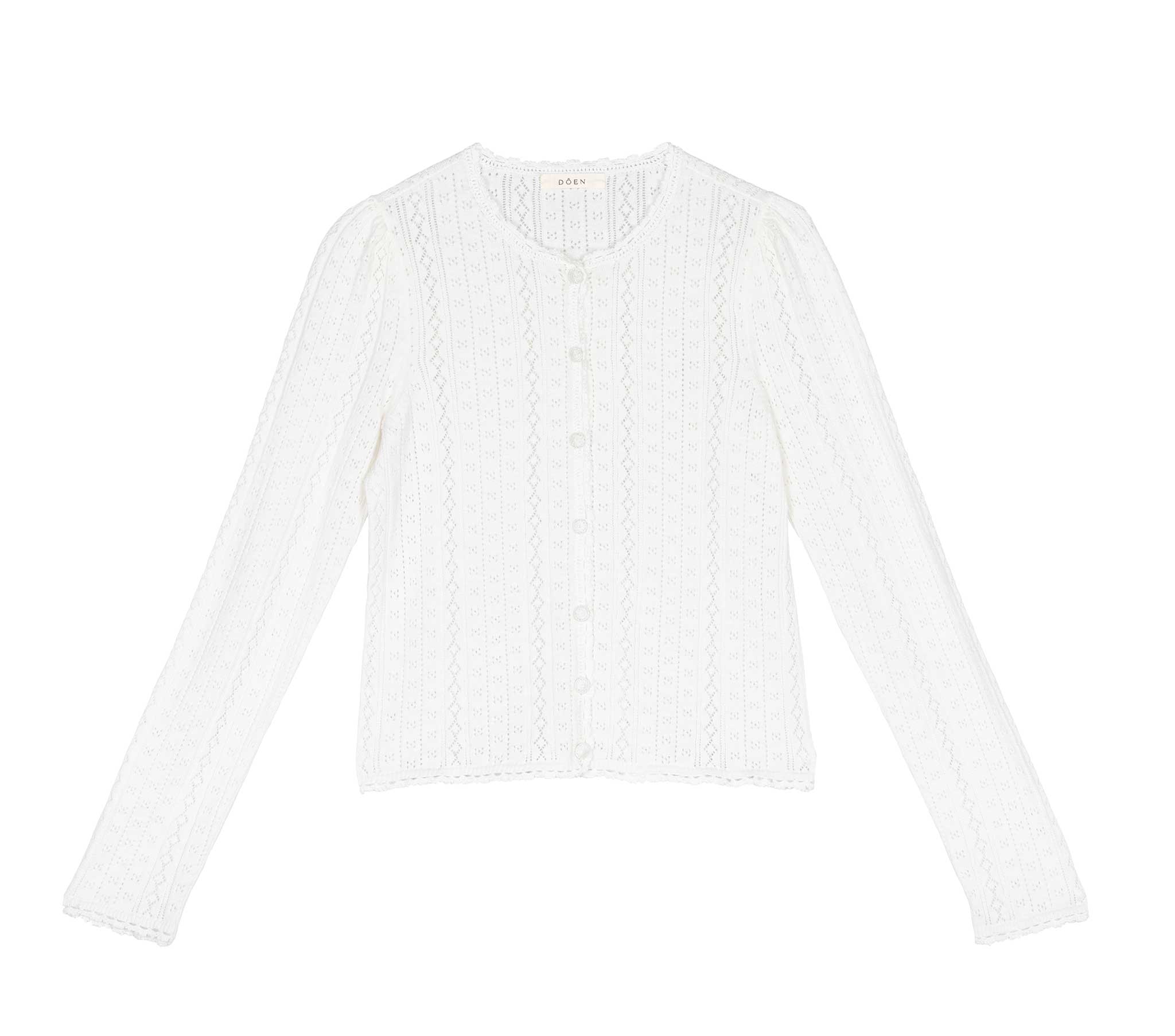 HMD -- VERSE CARDIGAN -- WHITE