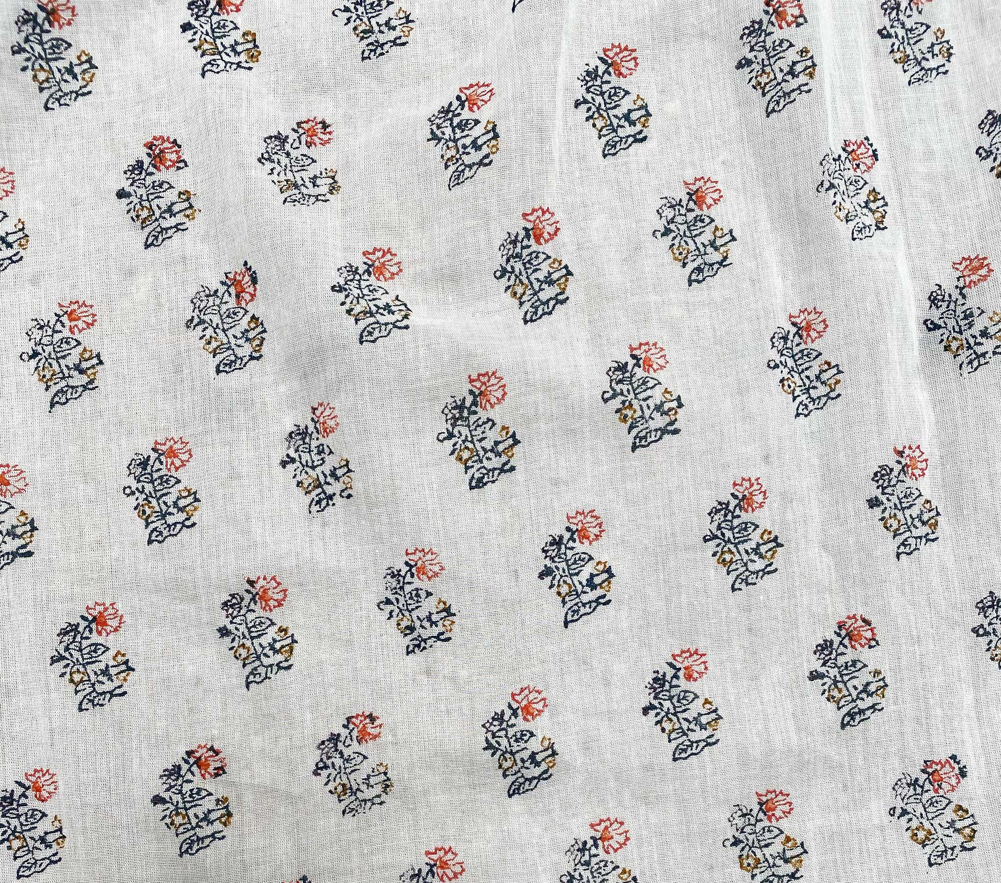 HMD -- SEAFARER SHORT -- RED DAHLIA BLOCK PRINT