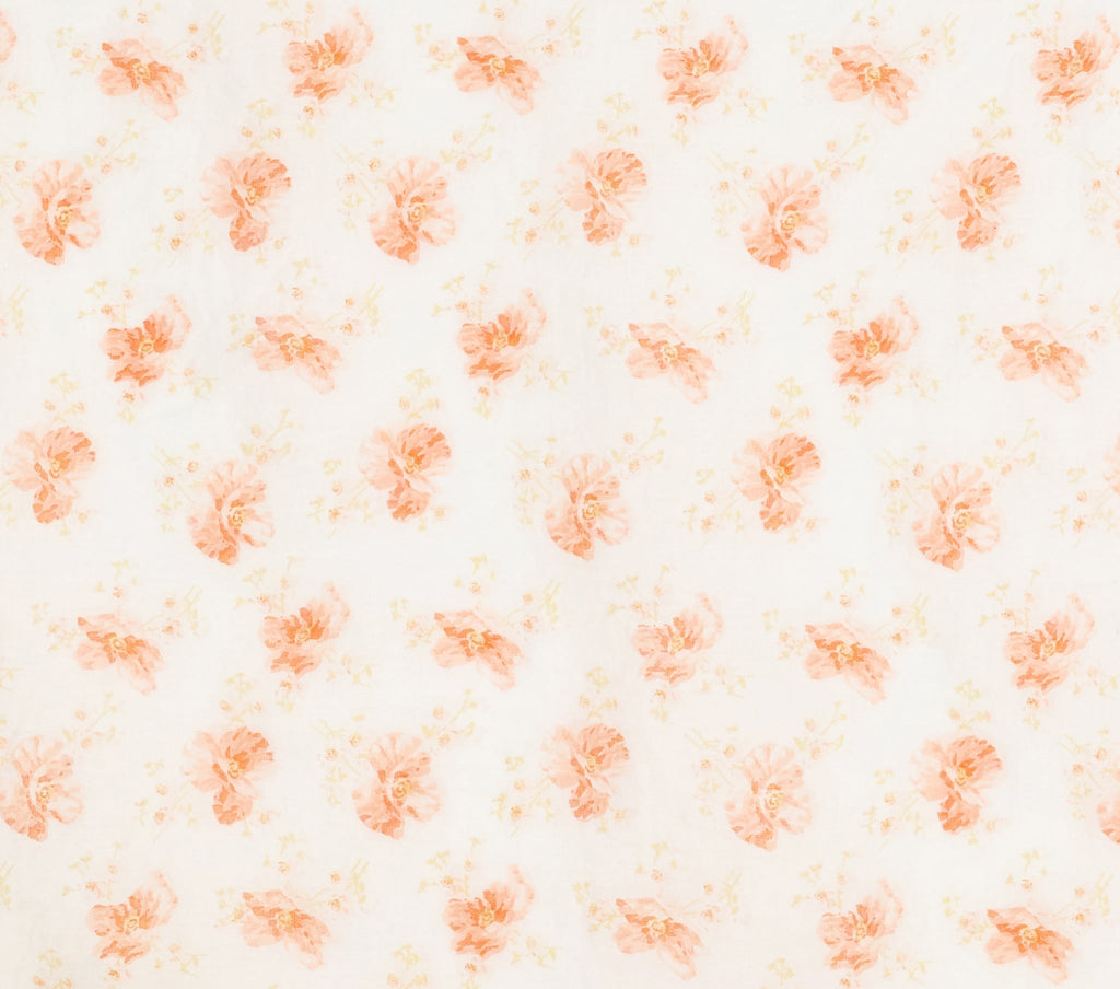 HMD -- ROSEBAY TOP -- WHITE POPPY PRINT